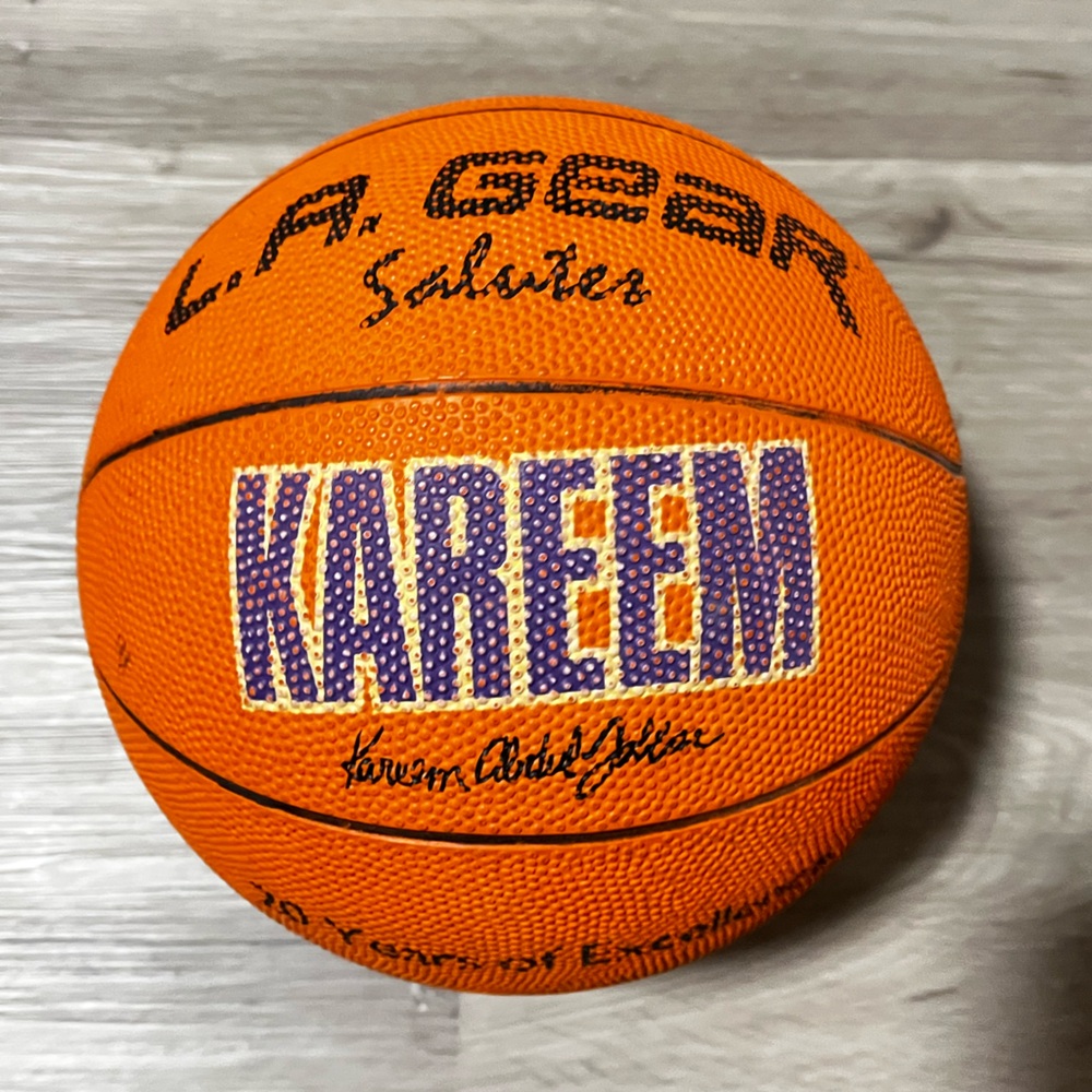 L.A. Gear Orange Kareem Basketball